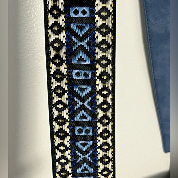 NWOT Steve Madden Black, Blue, and Cream Crossbody Bag - Picture 5 of 13